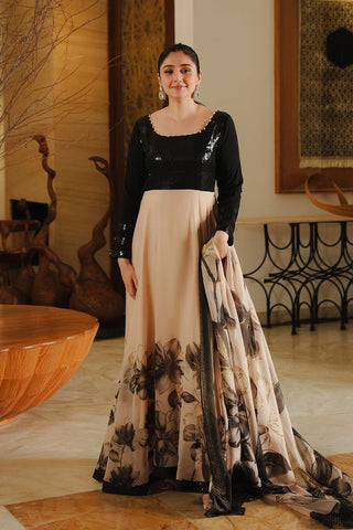 LULUSAR NEW PARTY WEAR SILK DRESS