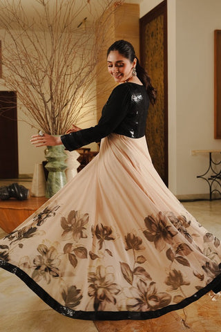 LULUSAR NEW PARTY WEAR SILK DRESS