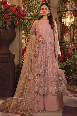 Iznik Embroidered 3 Piece Wedding Unstitched Suits