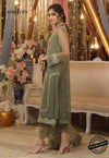 Asim Jofa new Green Organza party wear