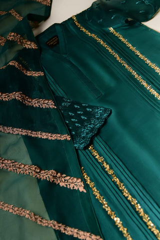 Agha Noor Green Formal Organza