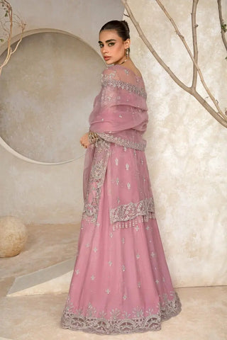 Rang Rasiya Pink Bridal Gharara Collection Organz