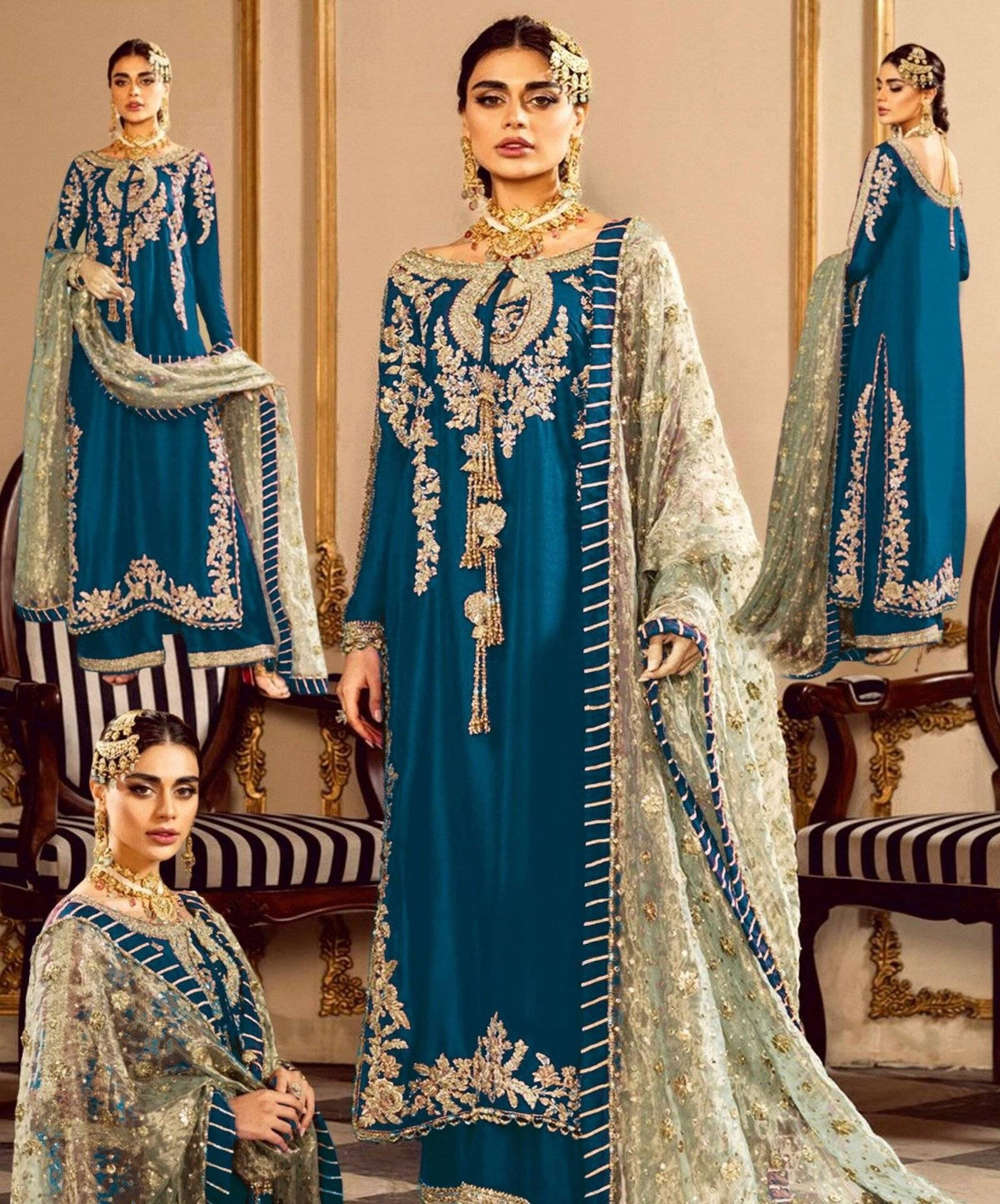 SARA ROHAIL NEW RAW SILK DRESS