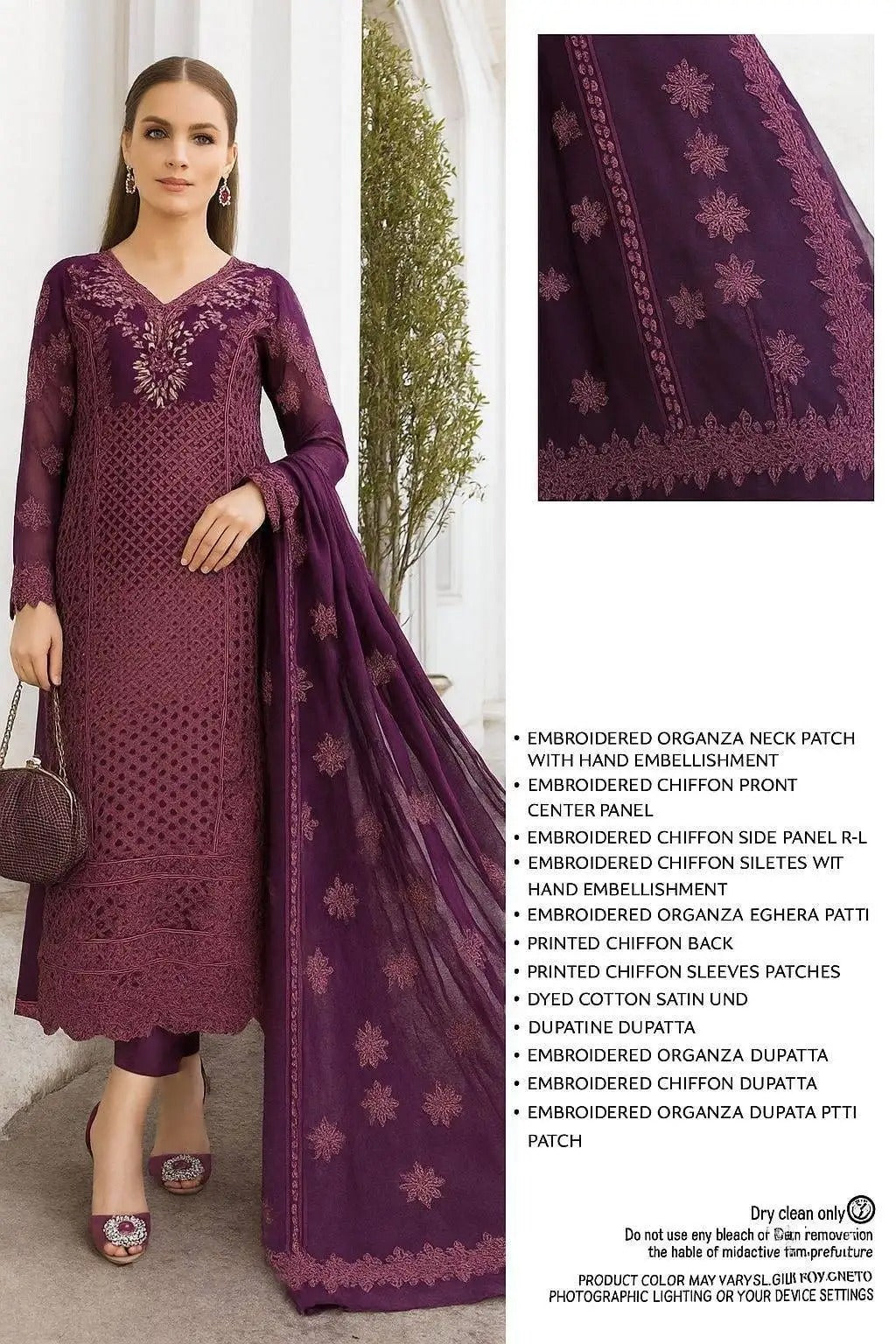 MARIA B NEW CHIFFON PARTY WEAR