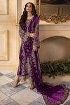 CHARIZMA NEW PURPLE CHIFFON PARTY WEAR