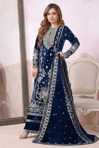 ANEELAS NEW BLUE VELVET PARTY WER