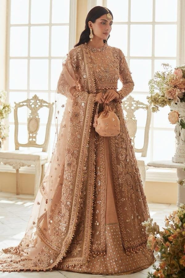ELAN NEW PEACH BRIDAL MAXI