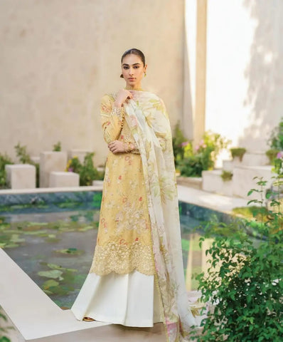 Iznik Luxury Embroidered Lawn 3 Pc Unstitched Suite