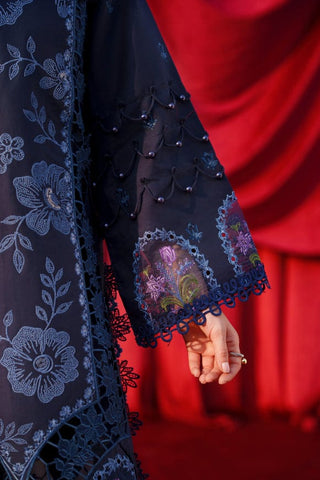 PARISHAY NEW BLUE CHIKANKARI LUXURY LAWN COLLECTION