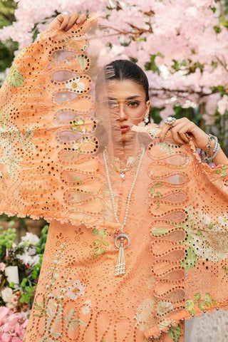 MARIA.B NEW PEACH PRINTED LUXURY LAWN COLLECTION