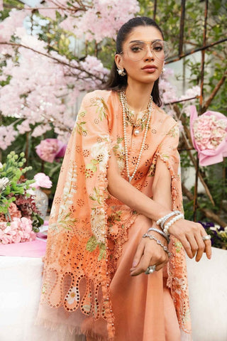 MARIA.B NEW PEACH PRINTED LUXURY LAWN COLLECTION