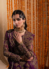 MARIA OSAMA NEW PURPLE BRIDAL WEAR LEHENGA  FBEZ-100