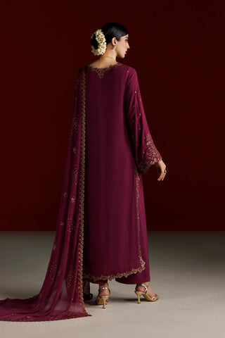 IZNIK NEW MERGENTA CHIFFON PARTY WEAR DBEZ-235