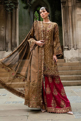 MARIA.B NEW SHEESHA SILK BRIDAL WEAR