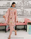 HADIZOUTFIT NEW PEACH SILK PARTY WEAR DBEZ- 270