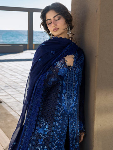 MAHNUR NEW CHIKANKARI LUXURY LAWN COLLECTION