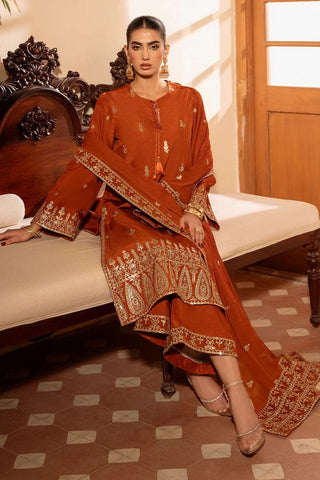 SHEENORA NEW RUST LUXURY LAWN COLLECTION
