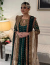 HARIS SHAKEEL NEW GREEN RAW SILK PARTY WEAR FZZZ-123
