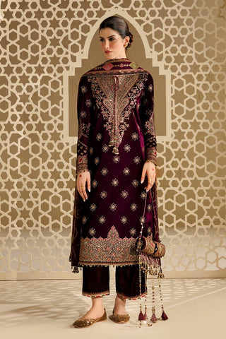 JAZMIN NEW VELVET PARTY WEAR FFZZ- 254