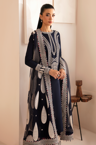 Jazmin Blue Formal Raw Silk Collection