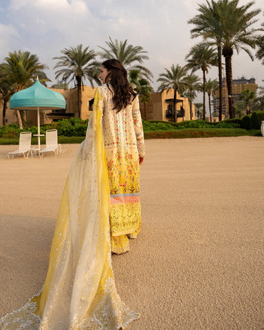 FAIZA SAQLAIN PRINTED LUXURY LAWN COLLECTION