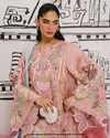 HADIZOUTFIT NEW PEACH SILK PARTY WEAR DBEZ- 270