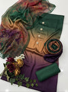 HADIZOUTFIT NEW DIGITAL PRINTED SILK FORMAL WEAR