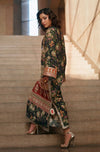 ETHNC NEW 3PC KAAFTAN STYLE SILK PARTY WEAR DEZZ- 289