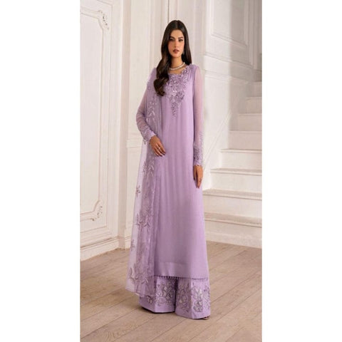 IZNIK NEW LILAC CHIFFON PARTY WEAR