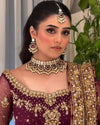 HARIS SHAKEEL NEW SHOCKING PINK CHIFFON PARTY WEAR DFEZ-161
