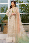 HADIZOUTFIT NEW WHITE ORGANZA PARTY WEAR GZZZ-102