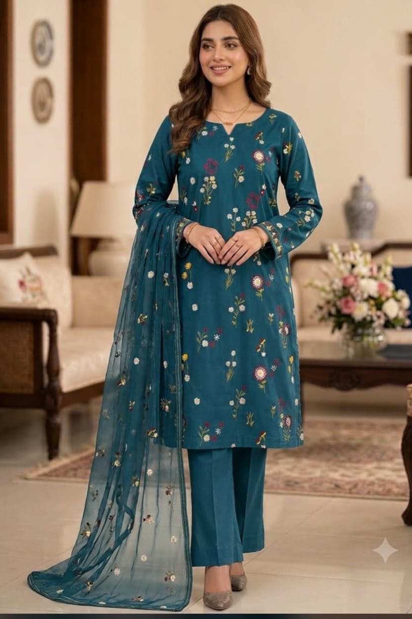 HADIZOUTFIT NEW ZINC LUXURY LAWN COLLECTION BFZZ-047