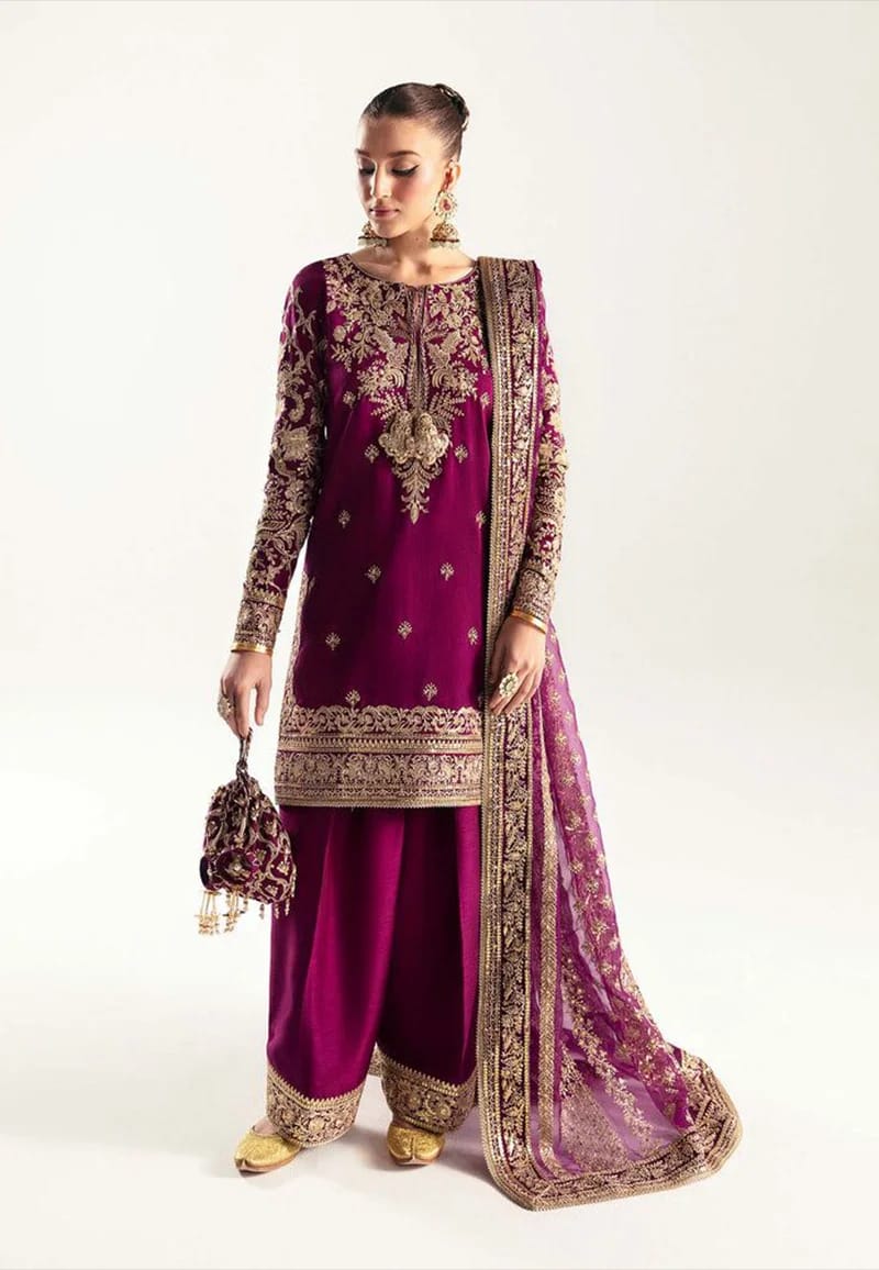 KANWAL MALIK NEW RAW SILK BRIDAL WEAR