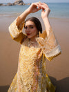 MAHNUR NEW YELLOW EMBROIDERED LUXURY LAWN COLLECTION DHZZ-5034