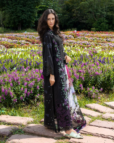 MUSHQ NEW BLACK EMBROIDERED LUXURY LAWN COLLECTION