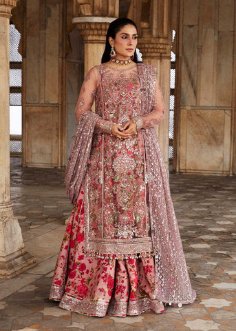 HUSSAIN REHAR NEW EXCLUSIVE NET PARTY WEAR GEEZ-030