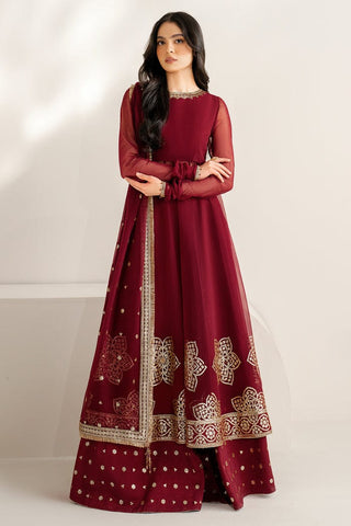 JAZMIN NEW RED CHIFFON PARTY WEAR