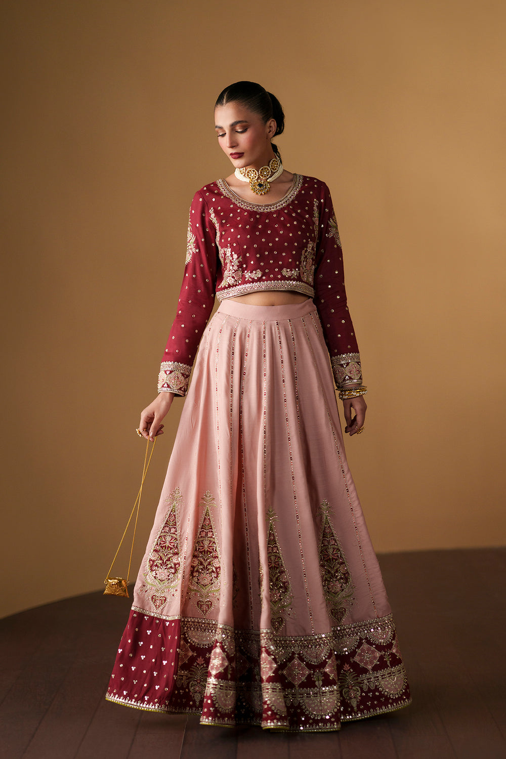 ETHNC NEW RAW SILK PARTY WEAR LEHNGA CHOLI HFZZ-157