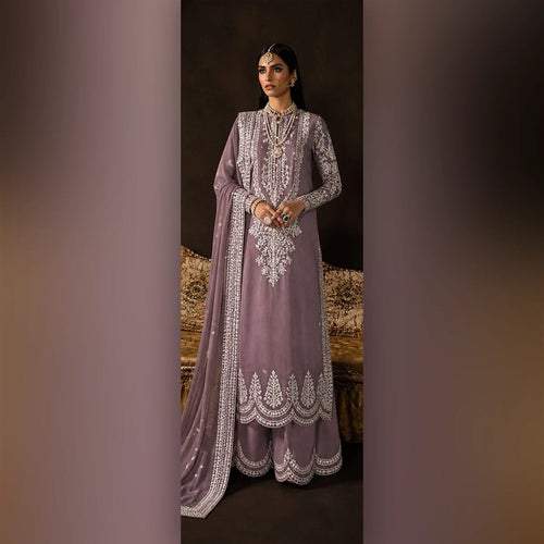 AFROZEH NEW RAW SILK PARTY WEAR