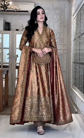 HARIS SHAKEEL NEW MAYSOORI BRIDAL WEAR GHZZ-173