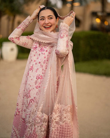FAIZA SAQLAIN EMBROIDERED LUXURY LAWN COLLECTION