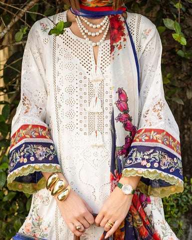 ESMEL NEW CHIKANKARI LUXURY LAWN COLLECTION
