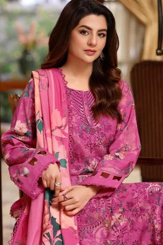 ANEELAS NEW PURPLE PRINTED LUXURY LAWN COLLECTION