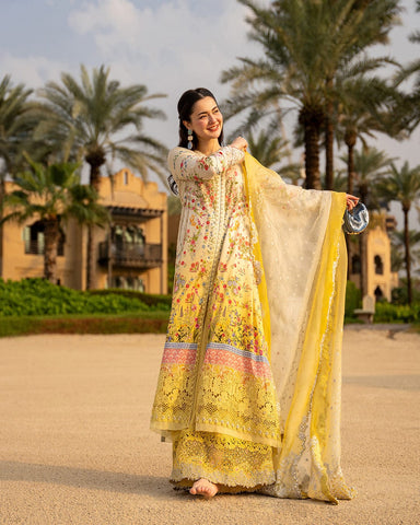FAIZA SAQLAIN PRINTED LUXURY LAWN COLLECTION