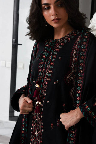 HADIZOUTFIT NEW BLACK CHIKANKARI LUXURY LAWN COLLECTION