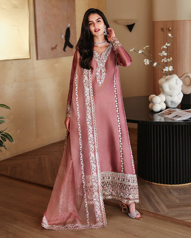 MUSHQ NEW PINK SILK PARTY WEAR DEZZ- 265