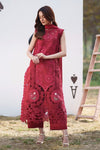 PARISHAY NEW RED CHIKANKARI LUXURY LAWN COLLECTION