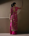 SANA SAFINAZ NEW SHOCKING PINK SILK BRIDAL WEAR