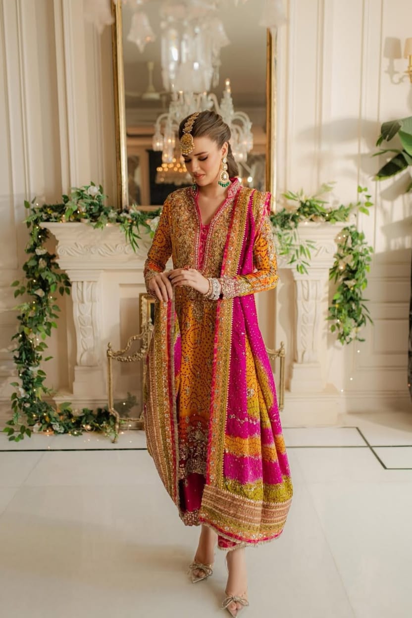 HADIZOUTFIT NEW CHUNRI CHIFFON PARTY WEAR HEZZ- 298