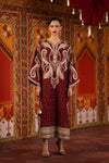 ETHNC NEW RED SILK PARTY WEAR DAEZ-032